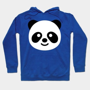 Panda Bear Face Emoticon Hoodie